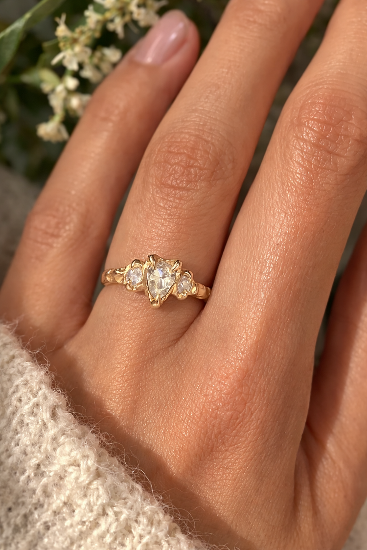 Salt & Pepper Diamond Engagement Rings