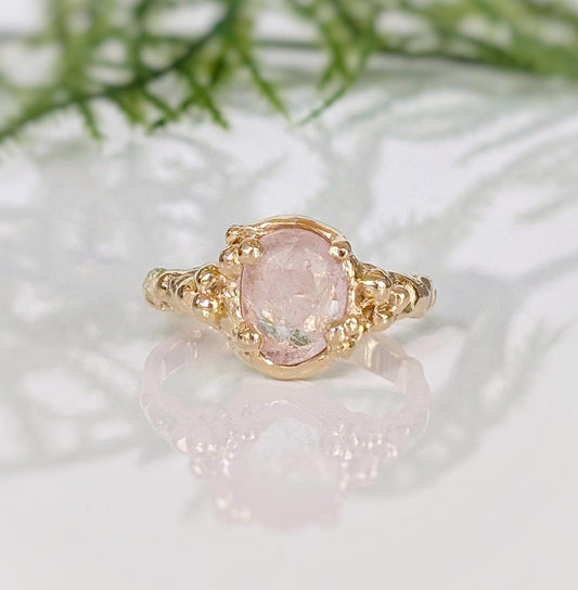 Pink Morganite ring