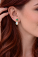 Emerald and Opal stud earrings