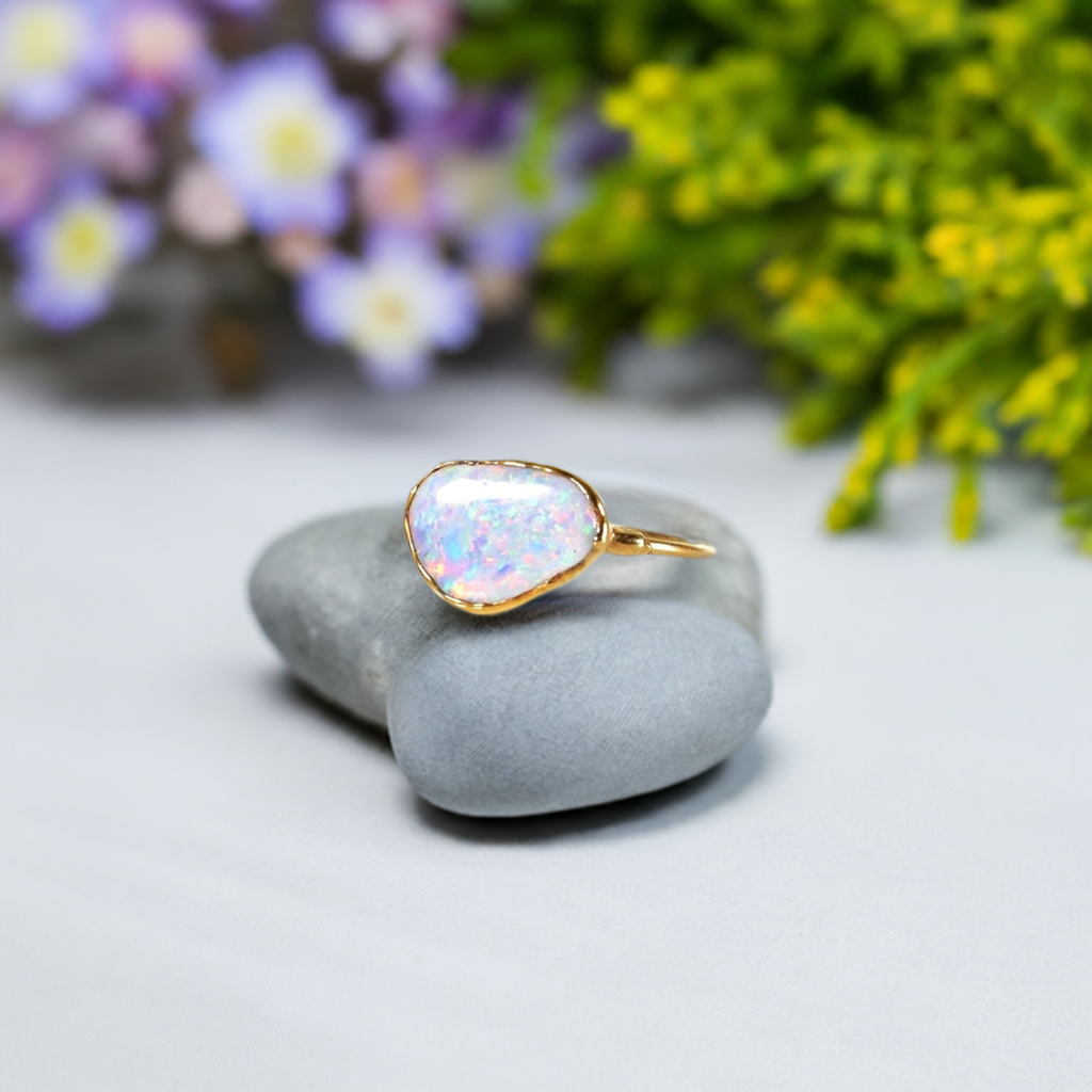 Australian Opal ring