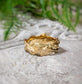 Textured Molten Gold wedding ring