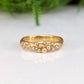 Molten Solid 14k Gold granulated textured ring