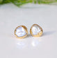 Pea in a Pod Freshwater pearl stud earrings