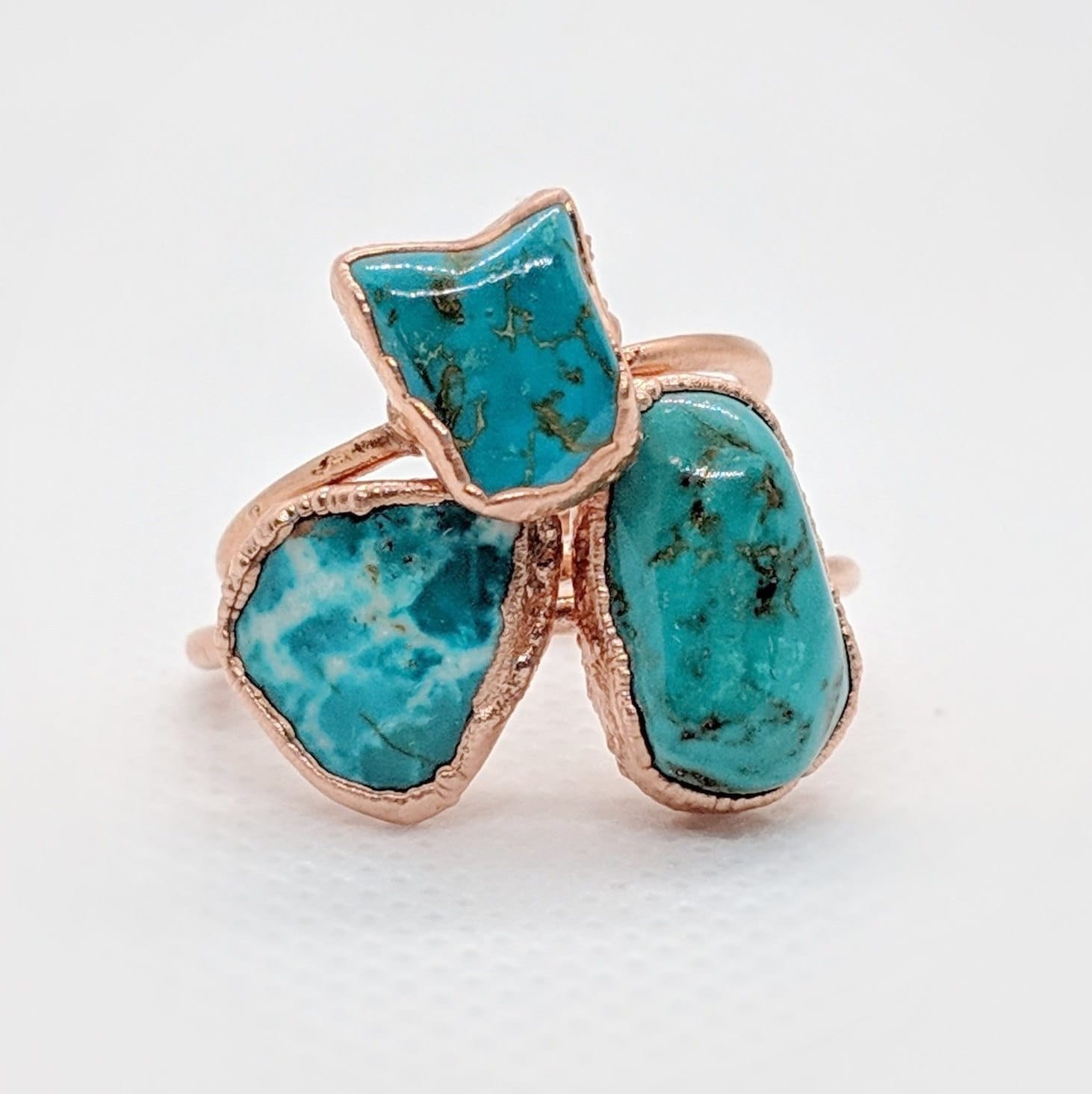 Natural Turquoise ring - Moondrop Creations