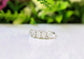 Raw Herkimer diamond ring, April birthstone ring, Silver diamond ring, Herkimer Engagement ring, Raw Diamond promise ring, Boho diamond ring