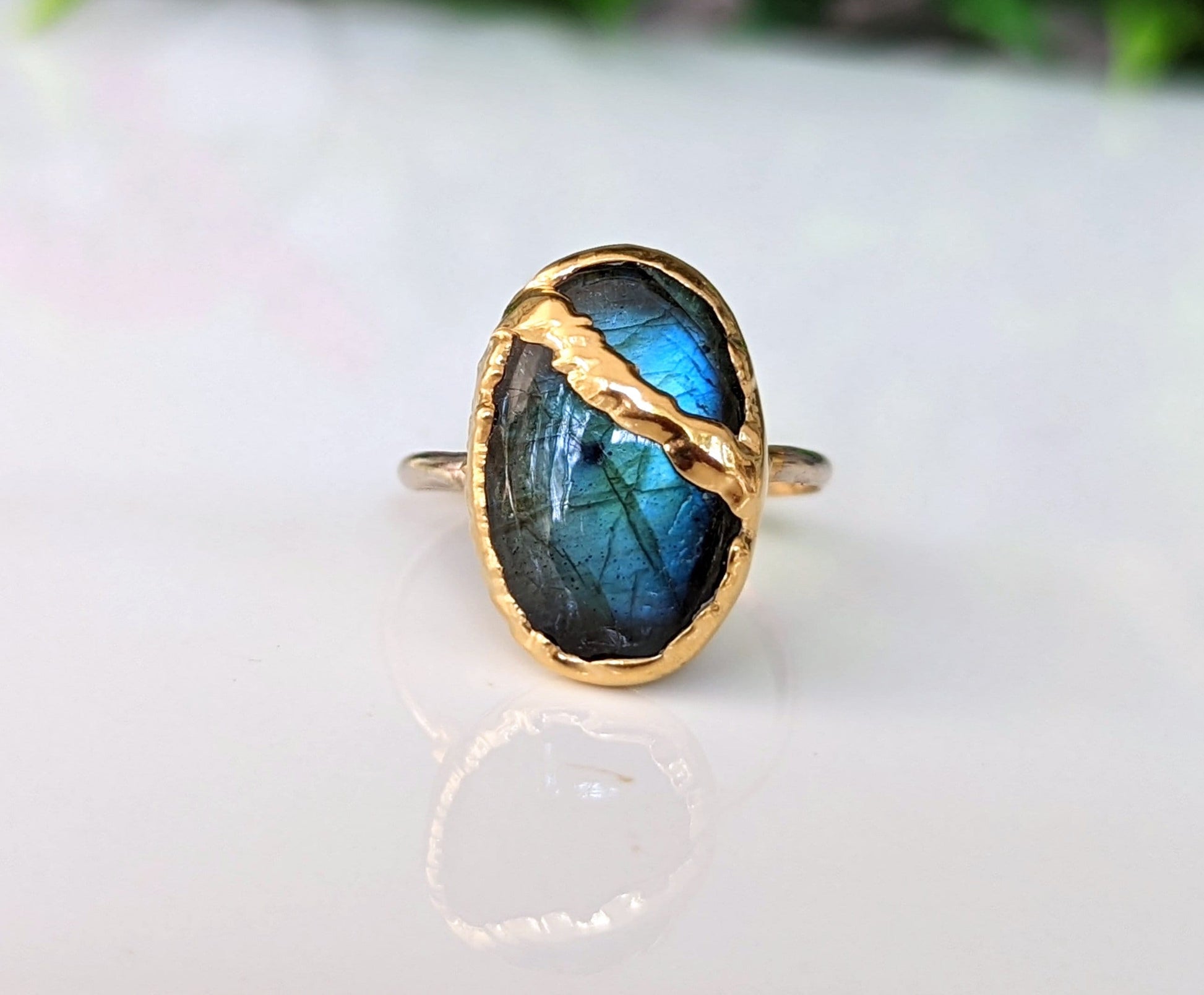 Buy Genuine Labradorite Ring, 925 Sterling Silver, Crown Shape Ring,  Teardrop Ring, February Love Days Ring, Gypsy Boho Look, Amazing Style  Jewelry, Unique & Ultimate Piece, Extraordinary Jewelry, Gift Online at  desertcartINDIA