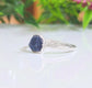 Raw Blue Sapphire ring