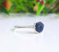 Raw Blue Sapphire ring