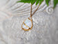 Large Pear shape Rainbow Moonstone necklace in Kintsugi style setting